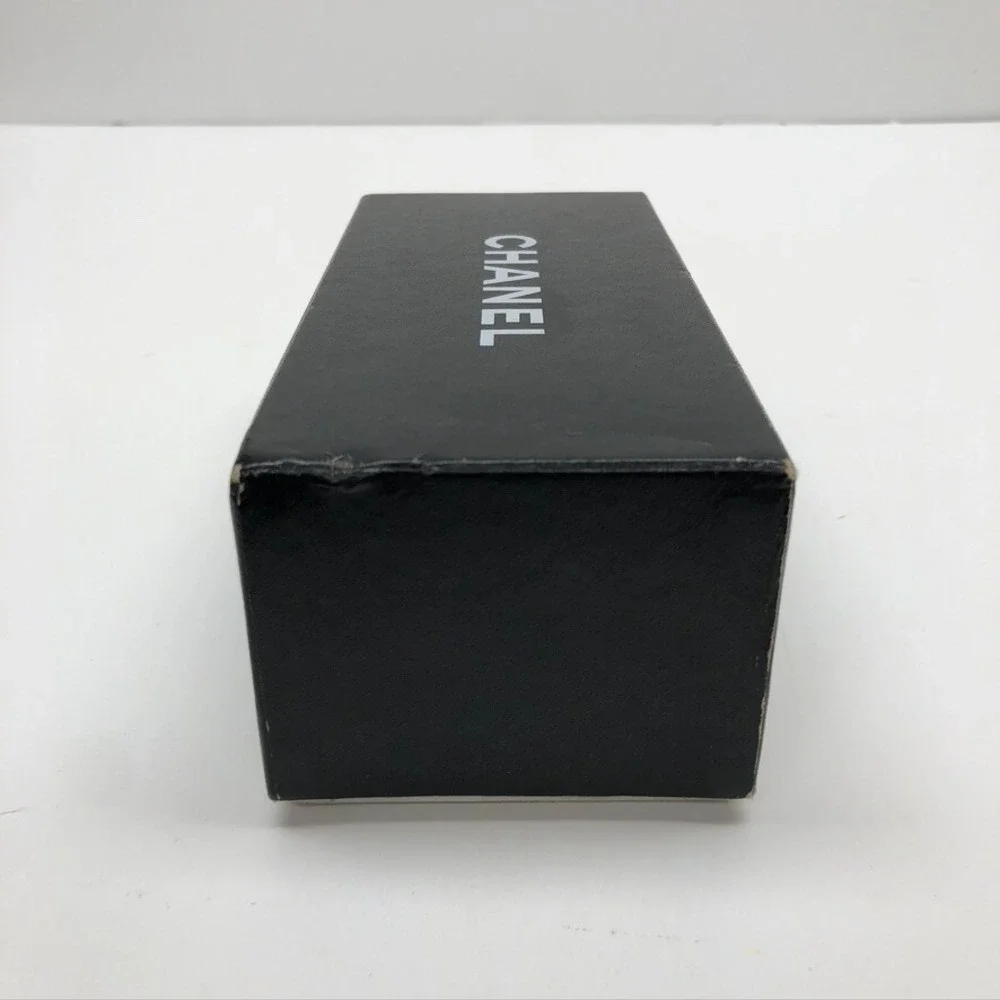 Authentic Chanel Gift Box Black Empty Storage Rectangle Small‎ 7x3x2.5